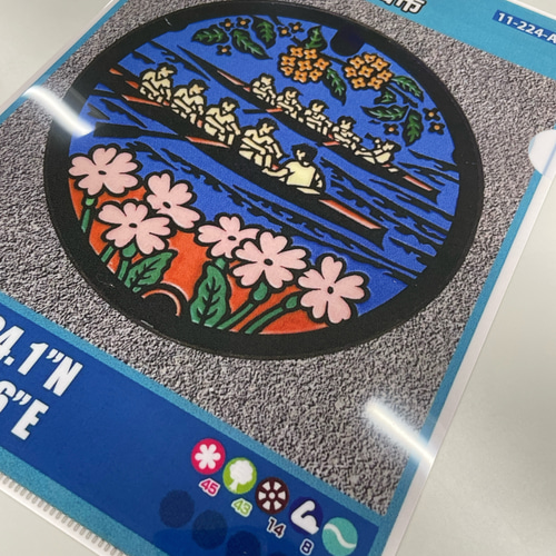 マンホールカード クリアファイル A4 埼玉県戸田市 その他雑貨