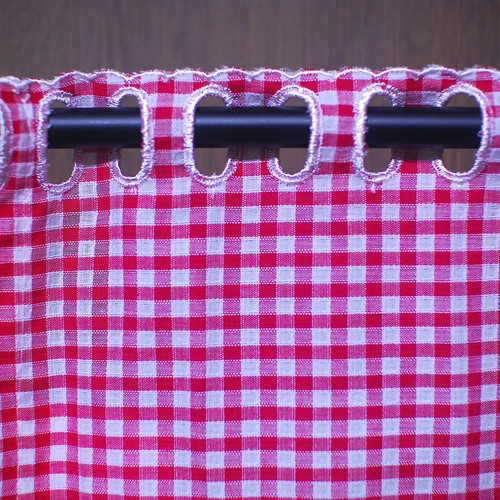 カフェカーテン☆カントリースタイルの定番☆「ギンガムチェック100