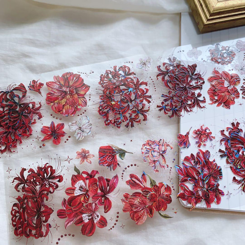 海外マステ　20巻まとめ売り　花B 海外マステ お花・植物系 切り売り 20種類 B - メルカリ