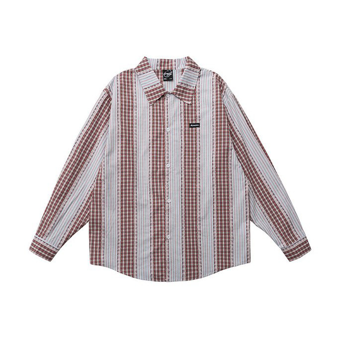 春夏秋冬新作 メンズ チェックラペル長袖シャツ 男 おしゃれ コットン 通勤 ビジネス トップス