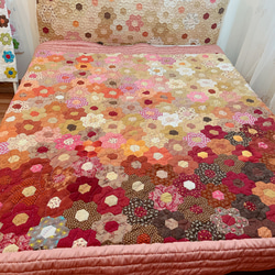 ファーパッチワーク♡ブランケット インテリア マルチカバー パッチワーク マット 155×230cm ベッドカバー