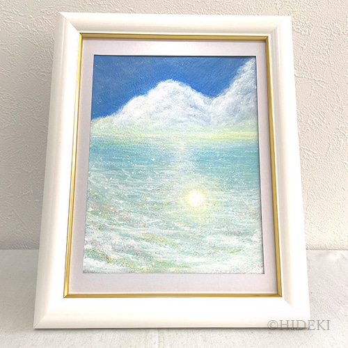 煌めく陽の光シリーズ☆Joy☆アクリル画｜風景画 絵画 HIDEKI