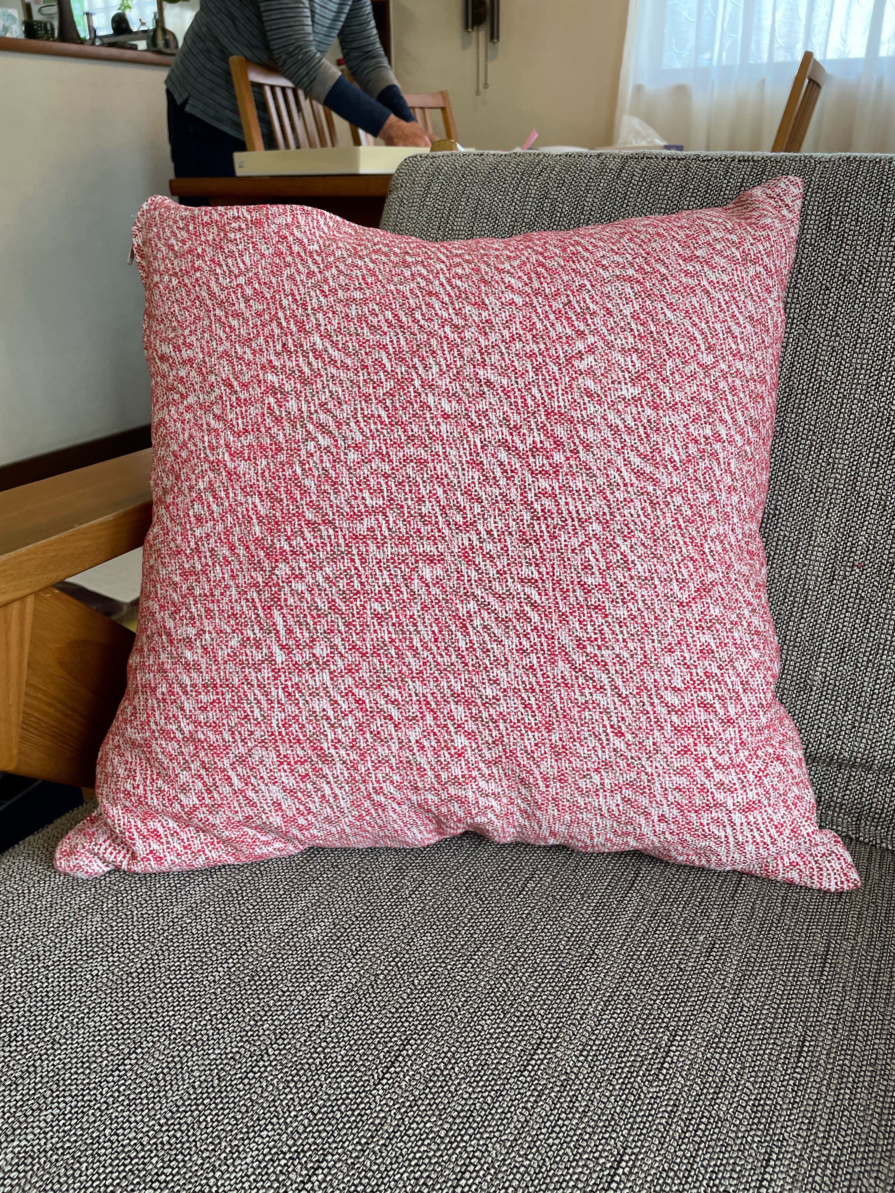 手織りクッションカバー