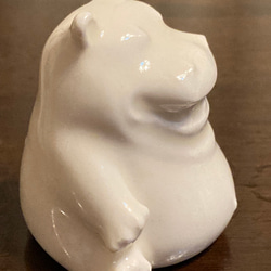 陶器製 猿と子猿の彫刻 約15cm 康重　作　土鈴 陶器製 猿と子猿の彫刻 約15cm 康重 作 土鈴