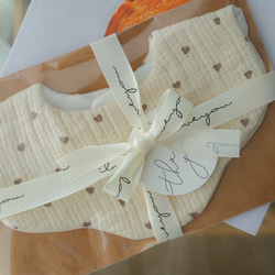 出産祝いにも◎ 360° ハンドメイドスタイ(ラッピングBタイプ) スタイ