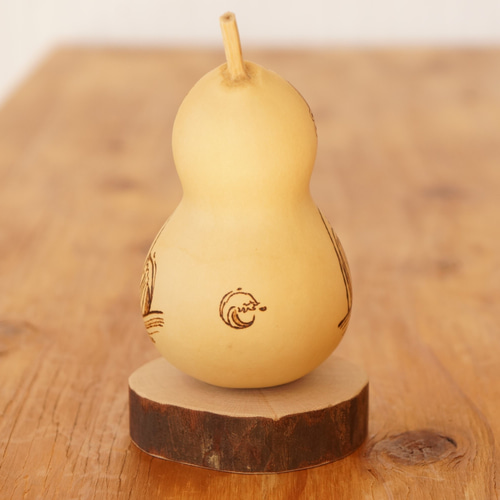 ひょうたんアート だるま 鯛 立体・オブジェ gane工房 通販 18949411