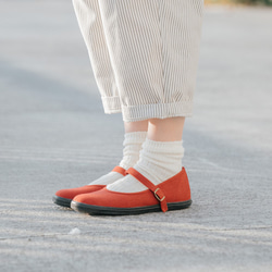 大人の着回しシューズ・ストラップシューズ【レッド】 靴 シューズ 11枚目の画像