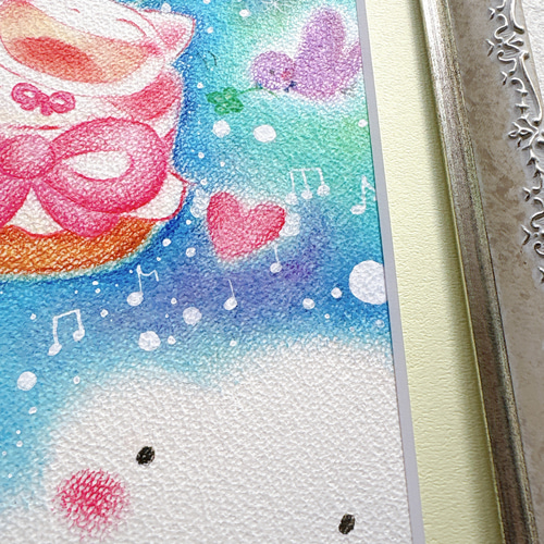 早い者勝ち❗️自作アニマルポップ絵画  原画「ポップキャット」 パッチ 刺繍 ワッペン 白黒猫ちゃんシリーズ 太極図 キャット