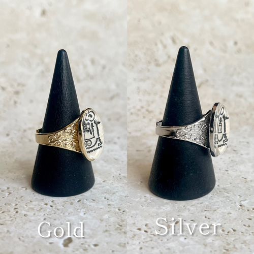 クフ》Khufu - Pharaos Hieroglyphs 王名ヒエログリフのリング 指輪