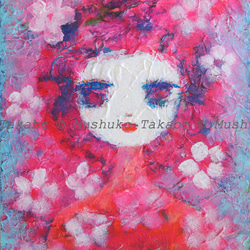 絵画｜原画｜油絵｜Interior Art｜The chilling girl 絵画｜原画｜