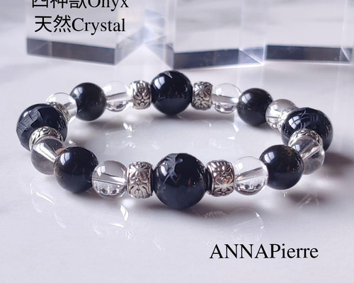 ◇四神獣オニキスと天珠水晶・ゴールデンオブシディアン◇ | ANNA