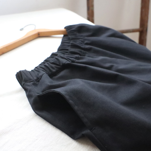 春うららＳＡＬＥ　９５cm丈　コットンチノ生地　誰にでも似合う定番 パンツ ストレート チノパン高身長さんにも黒R05A