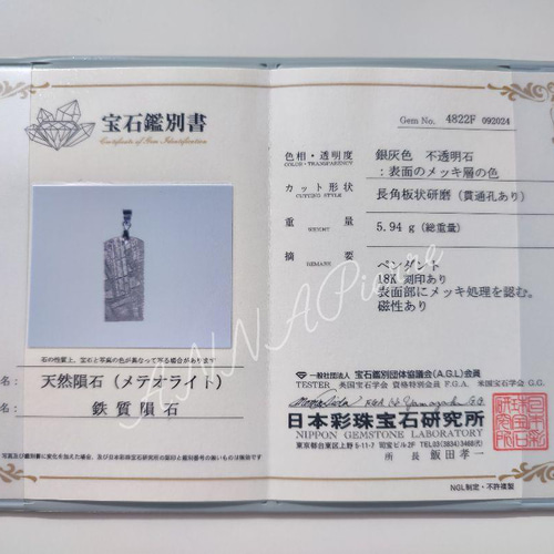 変革と成功】鑑別書付き◇ギベオン隕石◇メテオライト◇ | ANNA