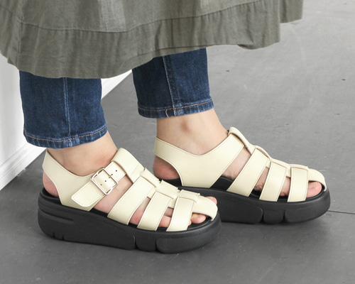 リゲッタ　Re:getA 厚底 グルカ風サンダル 厚底グルカサンダル 軽量 EVA素材 レディース Re:getA -リゲッタ
