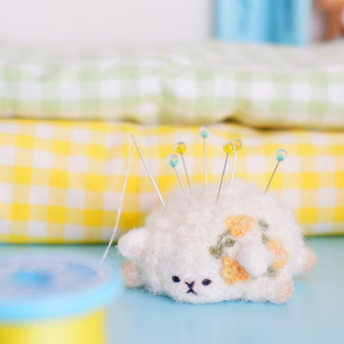 いっしょに手しごと♫針山ひつじさん ピンクッション 敬老の日