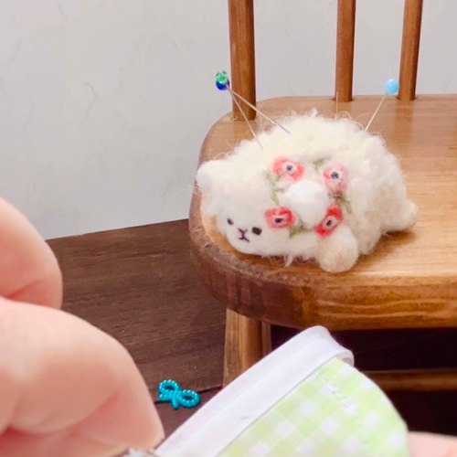 いっしょに手しごと♫針山ひつじさん ピンクッション 敬老の日