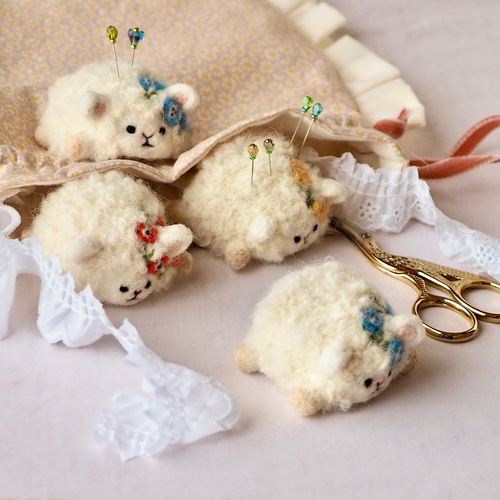 いっしょに手しごと♫針山ひつじさん ピンクッション 敬老の日