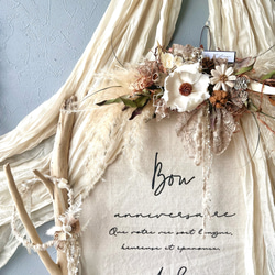 dried flower swag 〜 横長スワッグ Anniversary〜*・.｡* ドライ