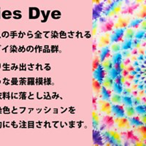 タイダイ Tシャツ XLサイズ カラフル Hippies Dye HD23-36 Tシャツ