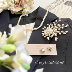 ▪️新作　4種類から選べる　パールピアス　清楚なアクセント　セレモニー 3枚目の画像