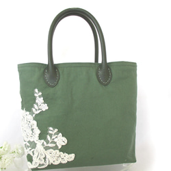 【幸せを呼ぶ花】トートバッグ　 6枚目の画像