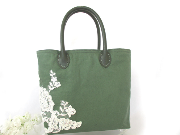 【幸せを呼ぶ花】トートバッグ　 6枚目の画像