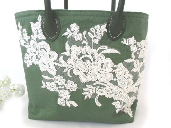 【幸せを呼ぶ花】トートバッグ　 3枚目の画像