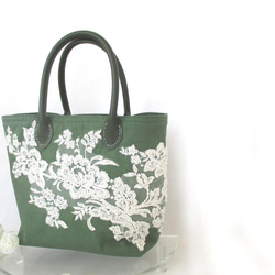 【幸せを呼ぶ花】トートバッグ　 4枚目の画像
