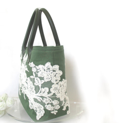 【幸せを呼ぶ花】トートバッグ　 5枚目の画像