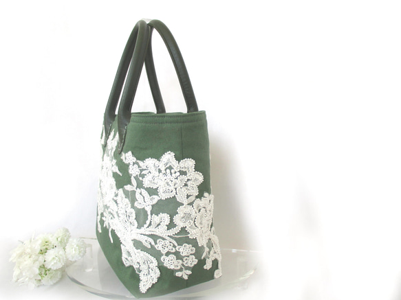 【幸せを呼ぶ花】トートバッグ　 5枚目の画像