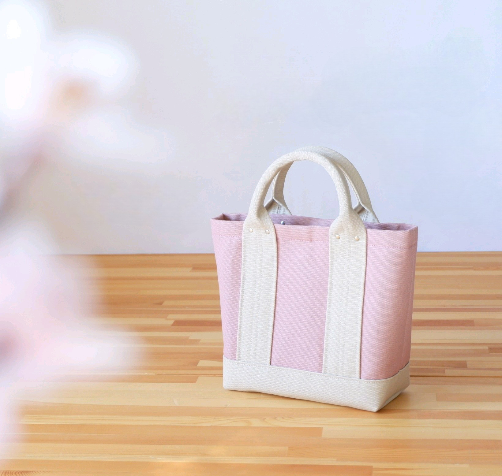 倉敷帆布のパステルトート/S <サクラ>