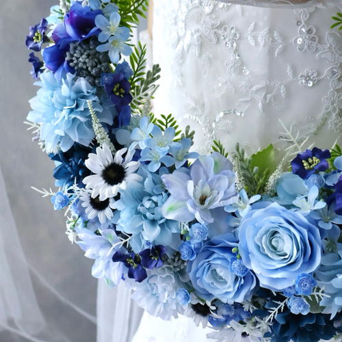 お花たっぷりの造花リース♪ f644f60a686c8be61e73997cd812bf