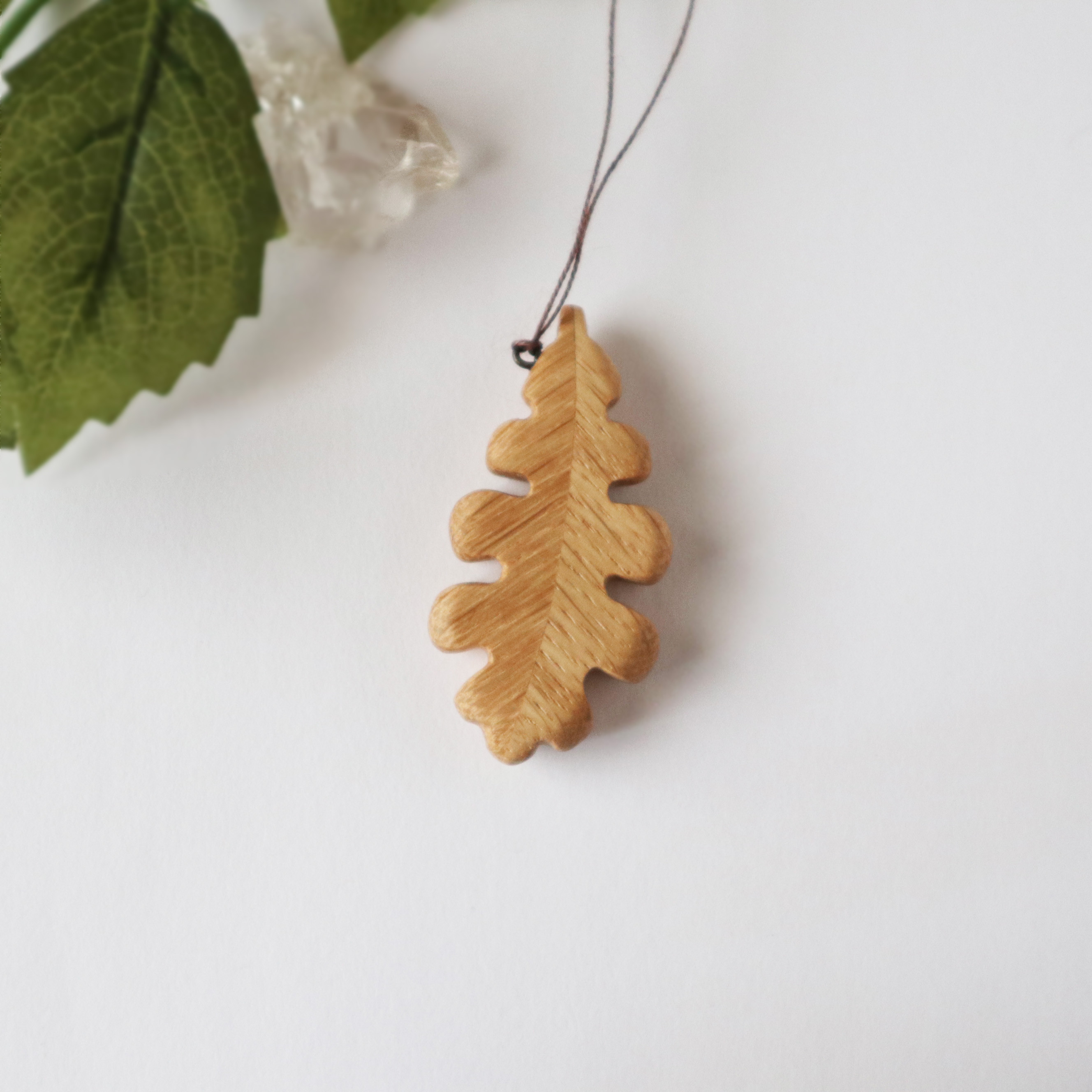 ジャパニーズオーク材のペンダント（受注制作）