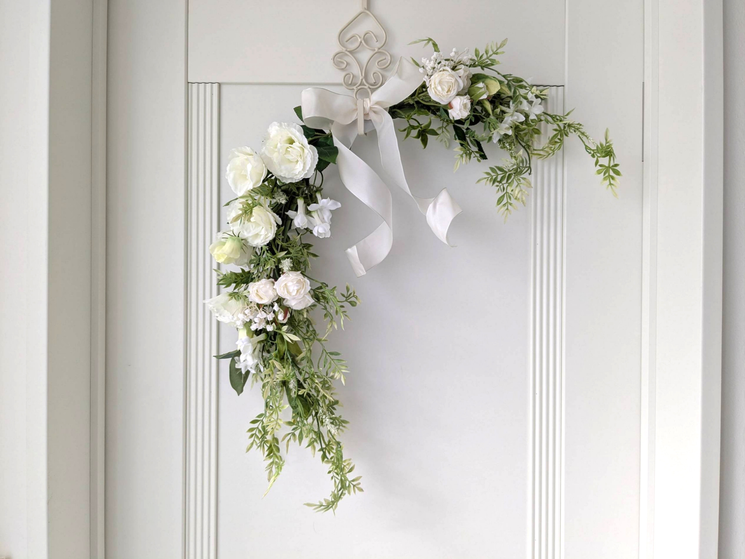 白いバレリーナリース、バレリーナブーケ