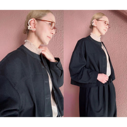 RATA❤️選擇你的長度❤️穿上它即可獲得時尚精緻的輪廓❤️寬鬆版型❤️柔軟的日本山核桃牛仔布 第16張的照片