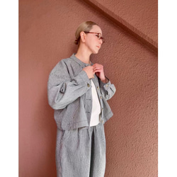 RATA❤️選擇你的長度❤️穿上它即可獲得時尚精緻的輪廓❤️寬鬆版型❤️柔軟的日本山核桃牛仔布 第13張的照片