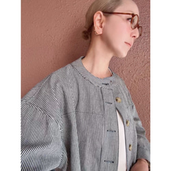 RATA❤️選擇你的長度❤️穿上它即可獲得時尚精緻的輪廓❤️寬鬆版型❤️柔軟的日本山核桃牛仔布 第1張的照片