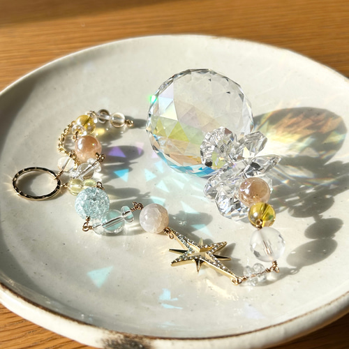 星に願いを繋ぐ虹色サンキャッチャー サンキャッチャー FOLIUM STELLA