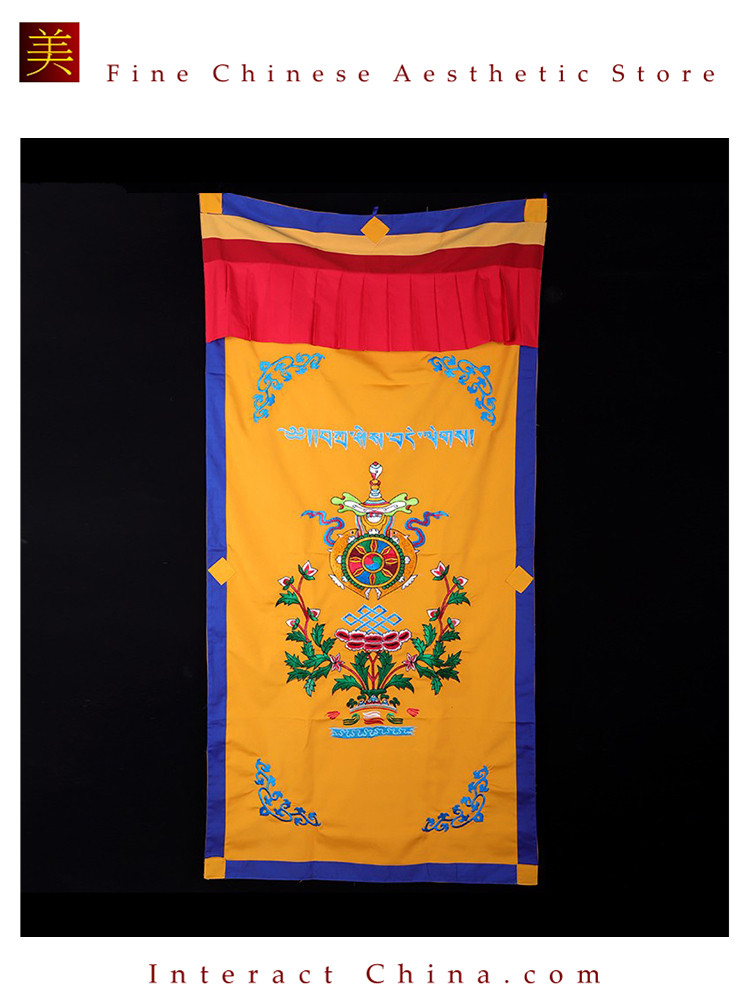 チベットドアカーテン100% 手作り コットンドレープ ドア パネルカーテン90x178cmウォール 壁掛け＃129