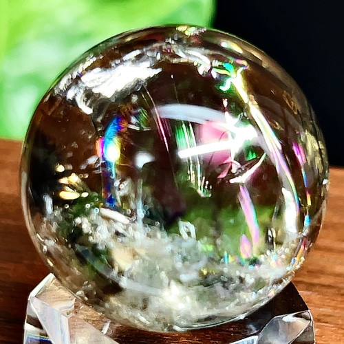 【マクラメ】スモーキーアイリスクオーツ スモーキークォーツ 水晶 丸玉 アイリスクォーツ スフィア 【超