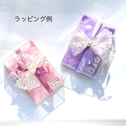 【お急ぎ便有り】ホワイトパールとワイヤーリボンのピアス／イヤリング （パールシルバー）【母の日　結婚式　オケージョン】 7枚目の画像
