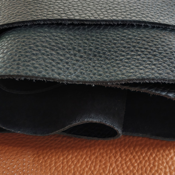 優雅な気質！•カーキ|黒|カラメル|ワインレッド|4色•3WAY•厚手な天然軟めな牛革ハンドバッグ•牛革ショルダーバッグ 20枚目の画像