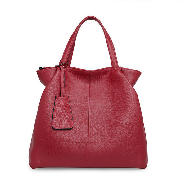 優雅な気質！•カーキ|黒|カラメル|ワインレッド|4色•3WAY•厚手な天然軟めな牛革ハンドバッグ•牛革ショルダーバッグ 10枚目の画像