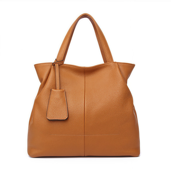 優雅な気質！•カーキ|黒|カラメル|ワインレッド|4色•3WAY•厚手な天然軟めな牛革ハンドバッグ•牛革ショルダーバッグ 9枚目の画像