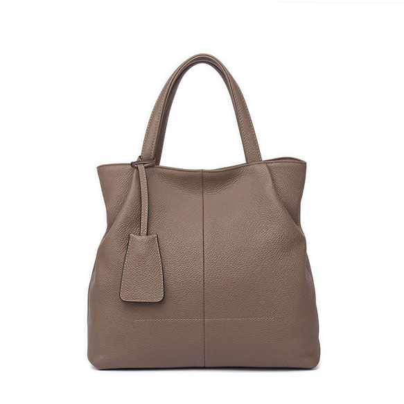 優雅な気質！•カーキ|黒|カラメル|ワインレッド|4色•3WAY•厚手な天然軟めな牛革ハンドバッグ•牛革ショルダーバッグ 7枚目の画像