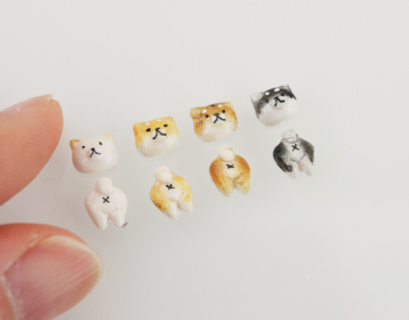 4種からえらべる柴犬ボールペン(黒白ゴマ茶)　受注製作 (フルコンボオプションあり) 6枚目の画像