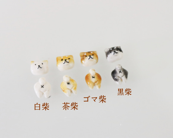 4種からえらべる柴犬ボールペン(黒白ゴマ茶)　受注製作 (フルコンボオプションあり) 9枚目の画像