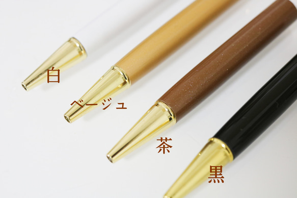 4種からえらべる柴犬ボールペン(黒白ゴマ茶)　受注製作 (フルコンボオプションあり) 10枚目の画像