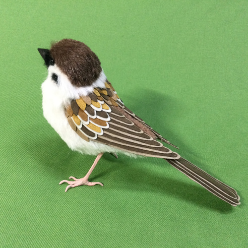 雀 すずめ 額装付き 原画 スズメ その他置物 空ぐみ 通販 1895478｜Creema(クリーマ)