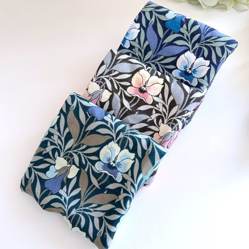 リバティ*大人の上質ハンカチセット3p*すみれ*スミレ*菫*大人の上品